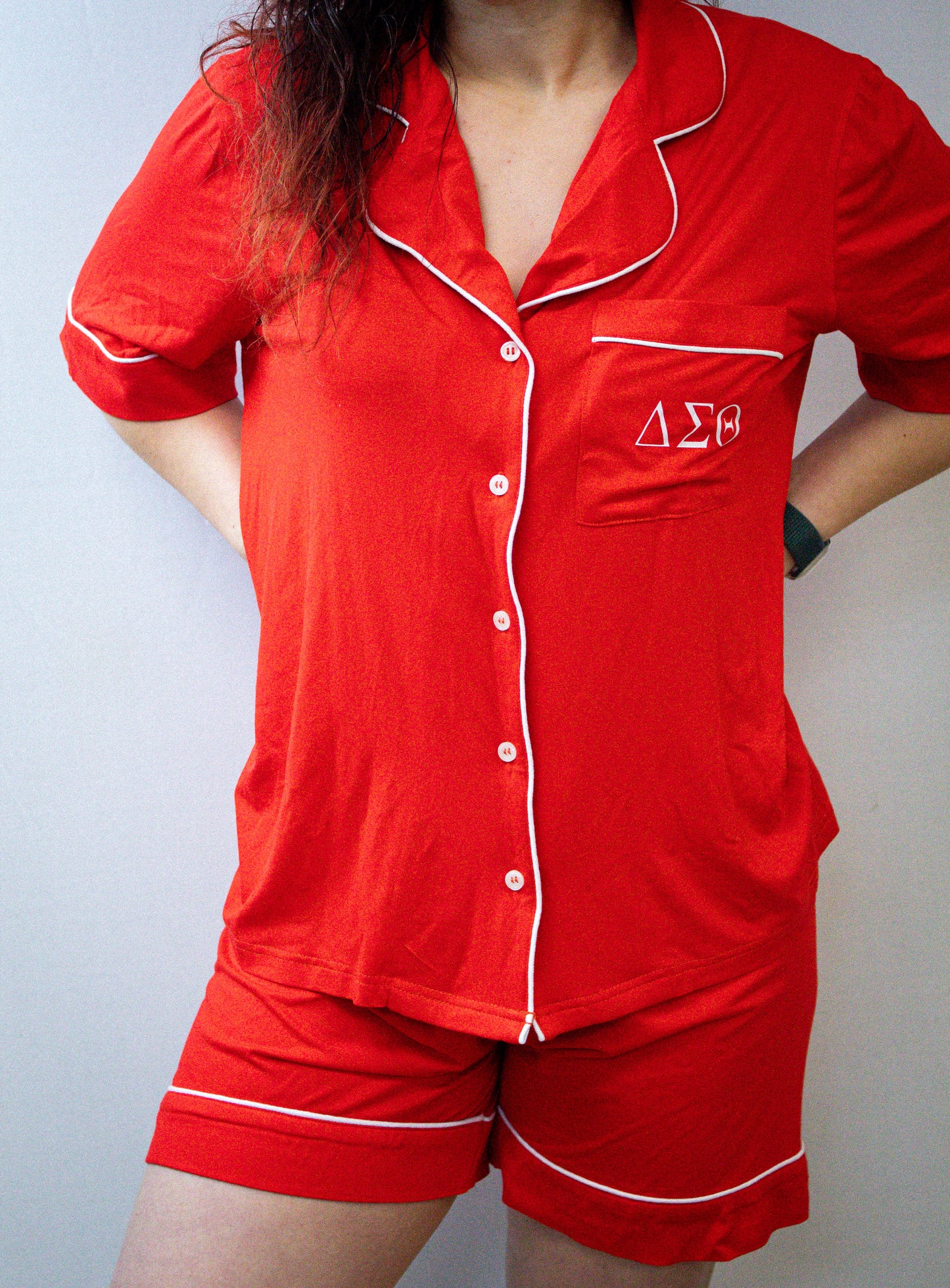 Delta ΔΣΘ Pajama Short Set