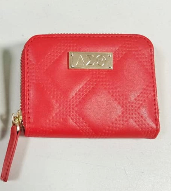 Delta ΔΣΘ Card Zipper Wallet